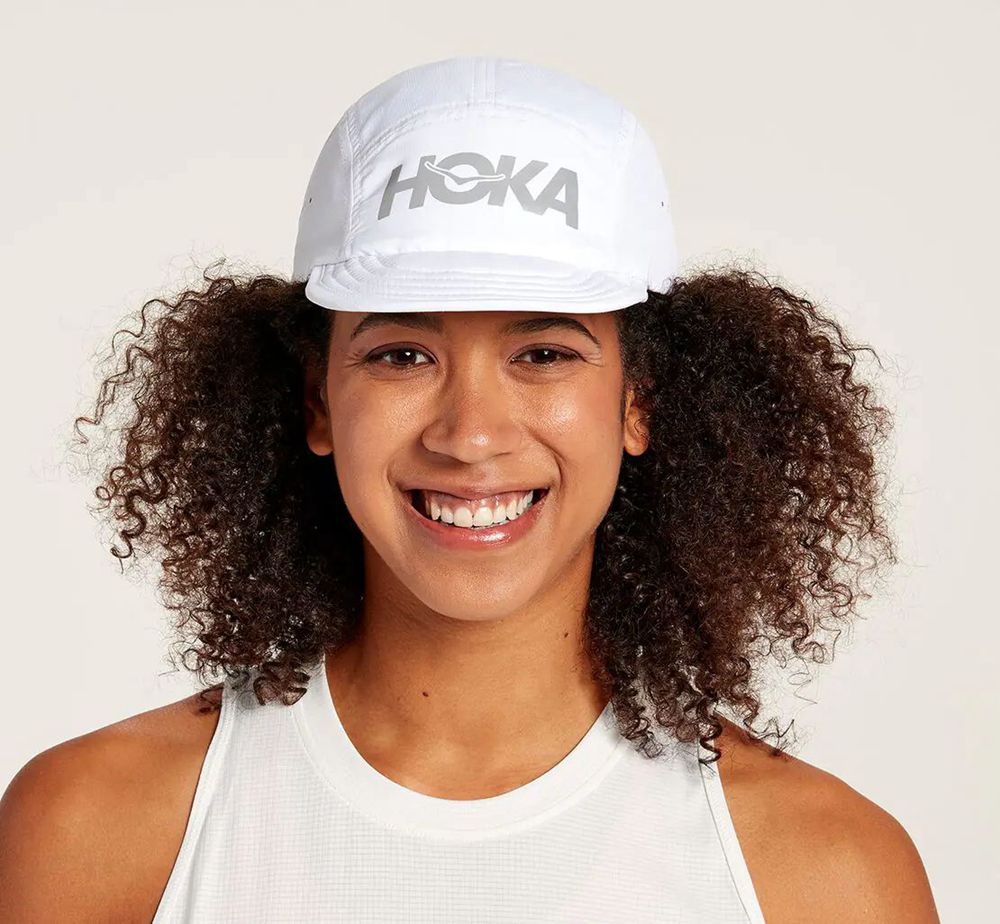 Hoka Hats NZ - Hoka One One All Gender Packable Trail White (DSU867052)